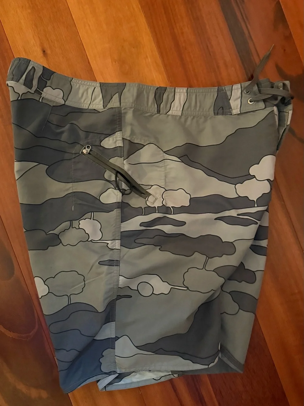 Patagonia Men's Camouflage Board Shorts - Olive Green, Gray